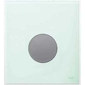 Клавиша смыва для писсуара, цвет стекла зелёный, цвет кнопки нержавеющая сталь, Tece TECEloop 9242662 (детальная фотография)