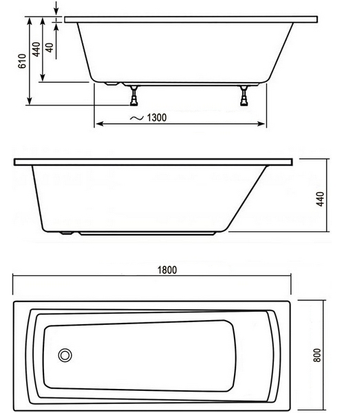 Схема (детальная фотография), без гидромассажа, большие