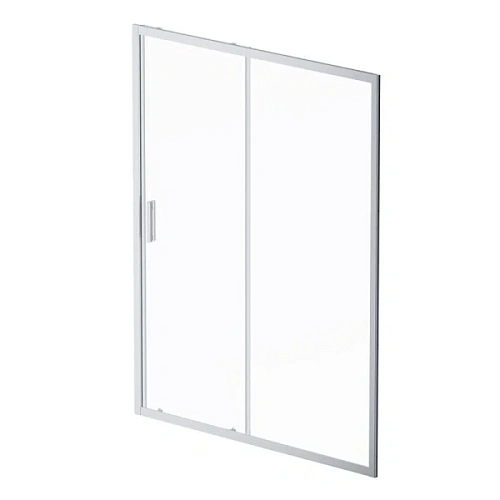 Душевая дверь в нишу AM.PM Gem Solo 150 см профиль хром стекло прозрачное - фото 1