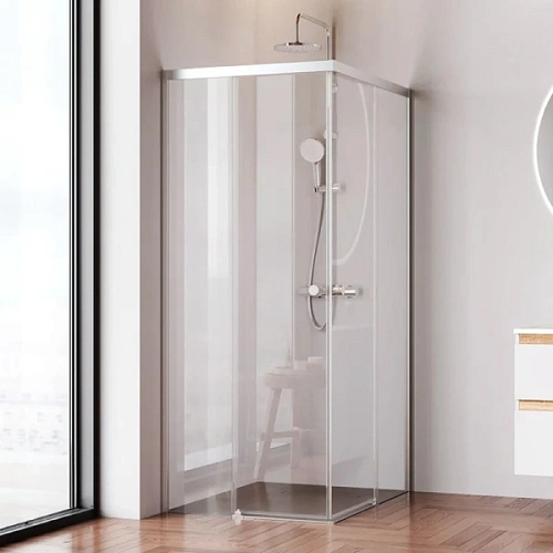 Душевой уголок Am.Pm X-Joy 100x80 см профиль хром матовый - фото 1