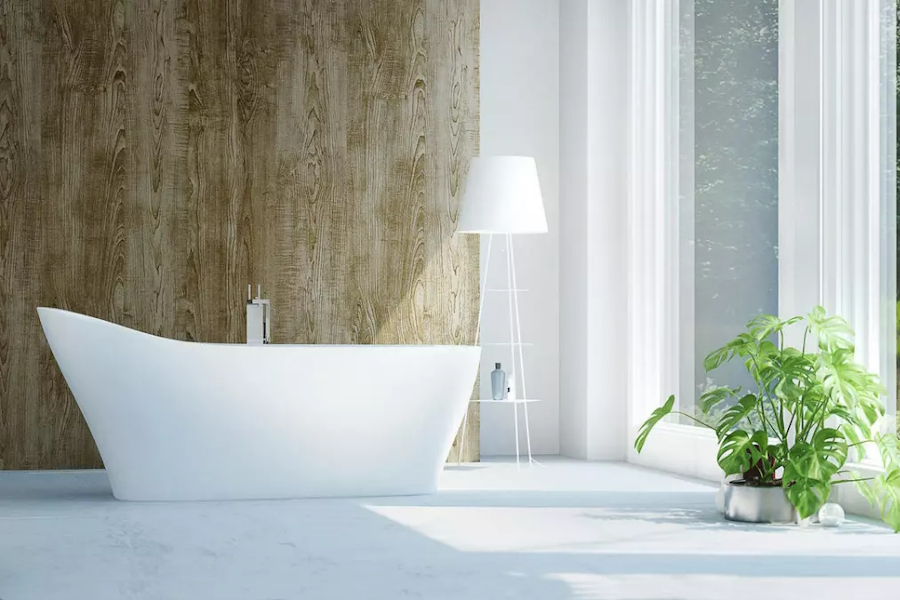 Ванна из искуственноо камня Balteco Mezzo 180 (детальная фотография), современныe, hi-tech