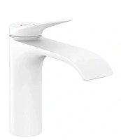 Смеситель для раковины Hansgrohe Vivenis белый матовый