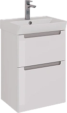 Тумба с раковиной Lemark Buno LM04B50T 50 см с двумя ящиками