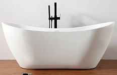 Акриловая ванна Abber 180х80 см овальная