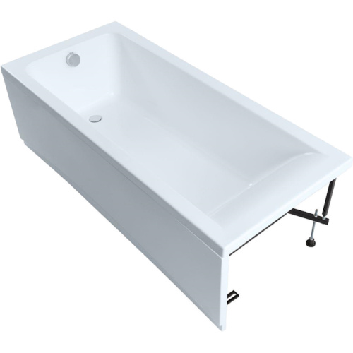 Ванна акриловая Aquanet Bright 180x70 см с каркасом 216662 (детальная фотография), приставные, встраиваемые