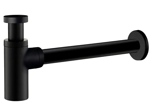Сифон для раковины Timo черный матовый - фото 1