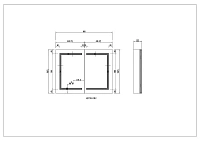 Зеркальный шкаф с подсветкой Акватек 90 см сенсорное управление