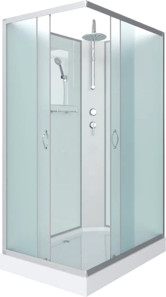 Душевая кабина Niagara Classic 100x80 см стекло матовое 430853QBKT (детальная фотография)