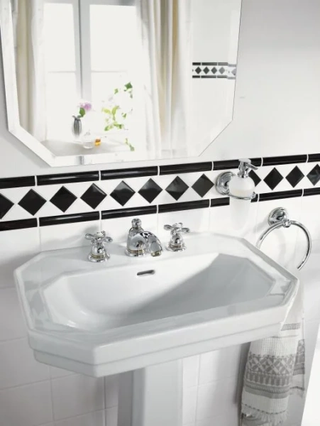 Смеситель для раковины хром-золото Axor Carlton 17133090 (детальная фотография), для раковины