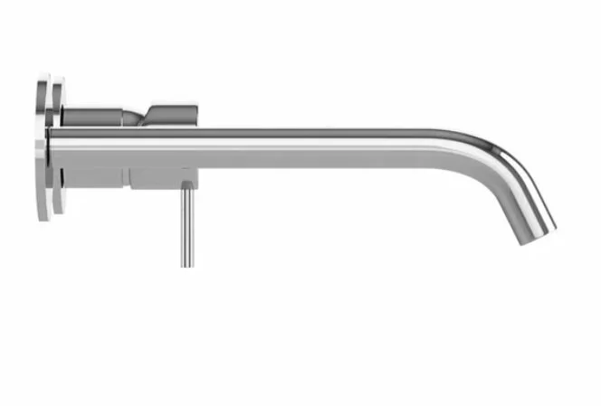 Смеситель для раковины Cezares Leaf LEAF-BLI2-L с тонкой ручкой (детальная фотография), хром, черные, другие