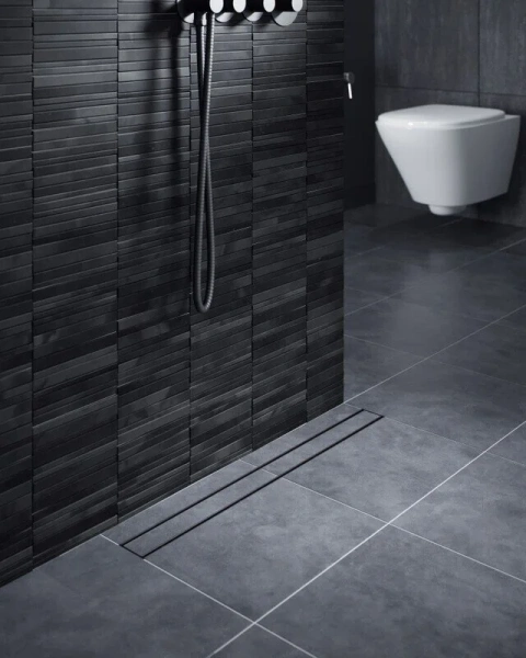 Душевой лоток Timo Drain Systems 100 см черный DS230210/03 (детальная фотография)