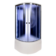 Душевая кабина Deto B 100х100 см раздвижные двери