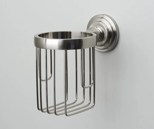 Держатель освежителя для ванной WasserKRAFT Ammer никель K-7045 (детальная фотография), другие