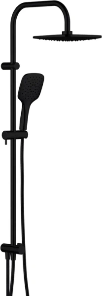 Душевая стойка Damixa Origin Evo с верхним и ручным душем, черная 978200300 (детальная фотография)