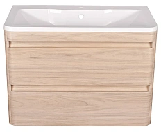 Тумба под раковину подвесная Style Line Атлантика 100 см ясень перламутр