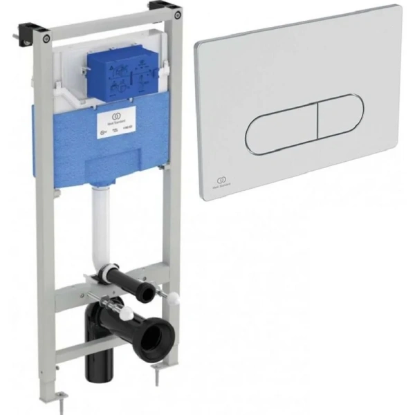 Инсталляция для унитаза Ideal Standard ProSys с пневматической клавишей R0309AA (детальная фотография)
