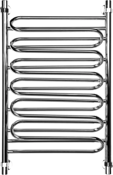 Полотенцесушитель водяной Ника Curve 80x60 см хром ЛЗ Г 80/60 (детальная фотография)