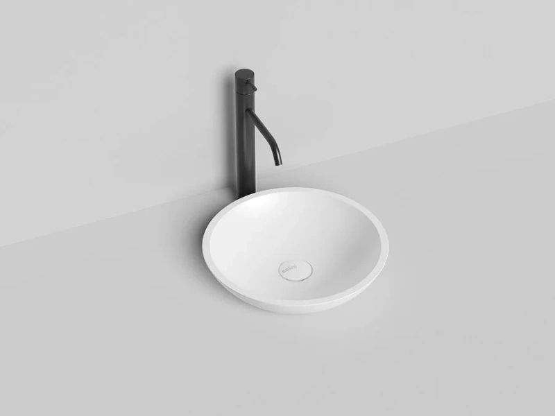 Раковина Salini Callista 05 37 см белый глянцевый 1101105G (детальная фотография)