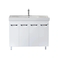 Тумба под раковину напольная Misty София 100 см белая