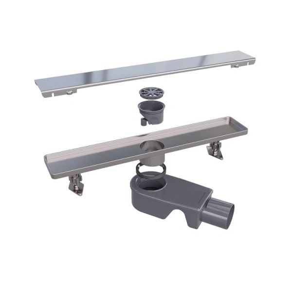 Душевой лоток RGW SDR 80 см прямой хром 47212080-01 (детальная фотография), душевой лоток