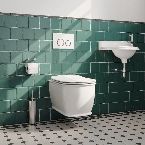 Унитаз подвесной IDDIS Oxford белый OXFRDSEi25 (детальная фотография), современные, hi-tech, прямоугольные