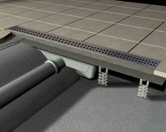 Душевой лоток Alcaplast APZ 65 см матовый хром APZ9-650M (детальная фотография)