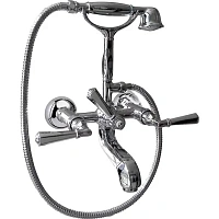 Смеситель для ванны, шлифованный хром, Nicolazzi Teide