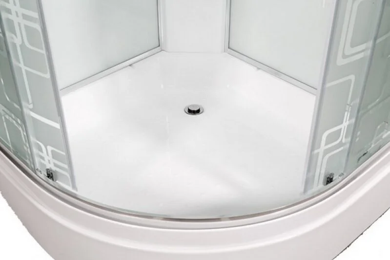 Душевая кабина Deto EM 90x90 см с зеркалом EM2790NLED (детальная фотография), современныe, hi-tech, декорированныe