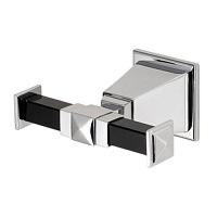 Крючок для ванной двойной, цвет хром, Devon&Devon Time Black