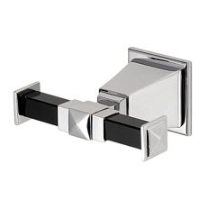 Крючок для ванной двойной, цвет хром, Devon&Devon Time Black