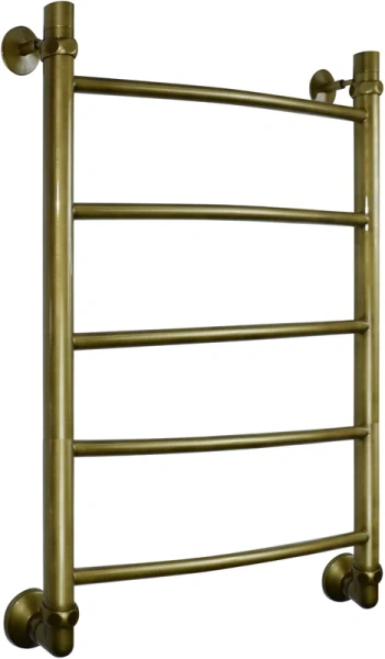 Полотенцесушитель водяной Ника Arc 60x40 см без полочки ЛД 60/40 бронза (детальная фотография), современные, hi-tech