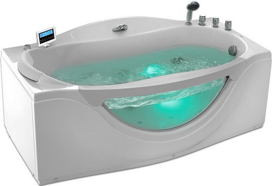 Акриловая ванна правосторонняя Gemy G9072 K R (детальная фотография)