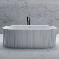 Ванна из искусственного камня Abber Stein 170x75 см овальная