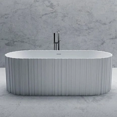 Ванна из искусственного камня Abber Stein 170x75 см овальная