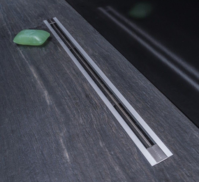 Душевой лоток Pestan Confluo Slim Line 95 см линейный 13100036 (детальная фотография), для монтажа в пол