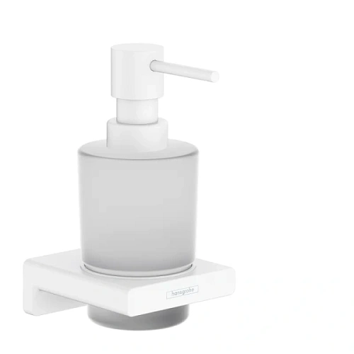 Дозатор для жидкого мыла Hansgrohe AddStoris белый матовый - фото 3