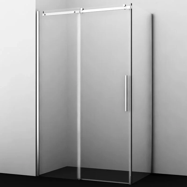 Душевой уголок WasserKRAFT Dinkel 120х100 см профиль хром 58R10 (детальная фотография)