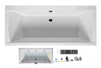 Ванна гидромассажная Riho Julia 180 x 80 см, BLISS