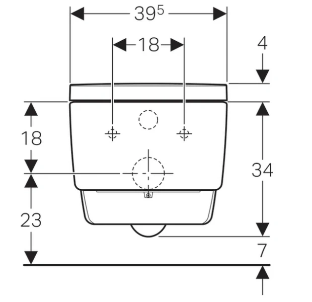 Унитаз подвесной Geberit AquaClean белый 146.214.11.1 (детальная фотография), подвесные, встраиваемые