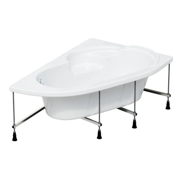 Ванна акриловая Corpa Nera Siena, CN05005WHR/CN05006WHL, 170 х 110 см, правая/левая, цвет белый (детальная фотография), белые