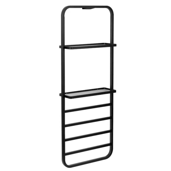 Полотенцесушитель электрический Black&White Moon 40x101 см черный матовый 337BN (детальная фотография), современные, hi-tech