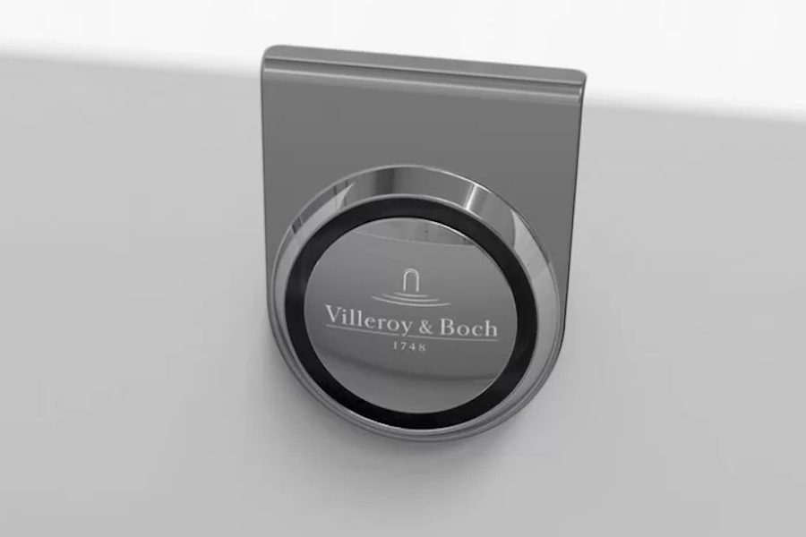 Ванна квариловая Villeroy & Boch Oberon 2.0 180х80 см со сливом-переливом UBQ180OBR2DV-01 (детальная фотография), без гидромассажа, большие