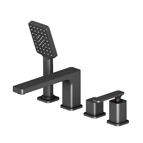 Смеситель для ванны черный Timo Torne 4330/03Y - фото 3