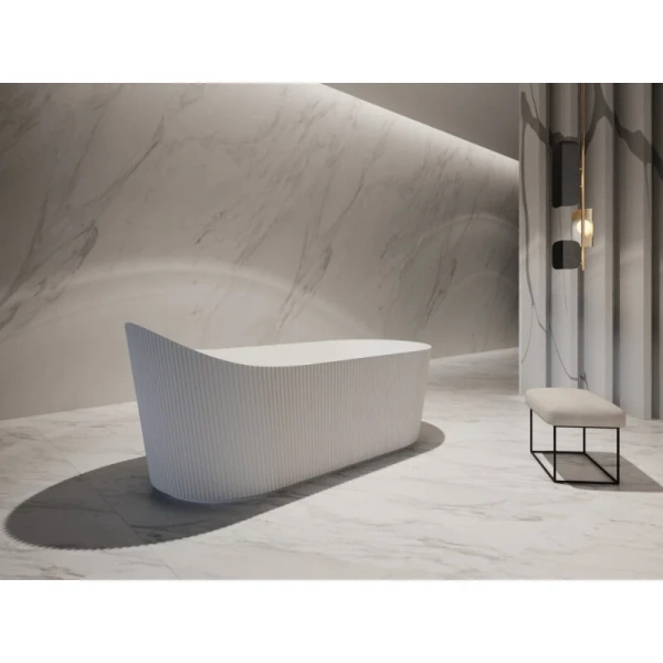 Ванна акриловая Abber 170x80 см отдельностоящая AB9445MW (детальная фотография), 170x80 см