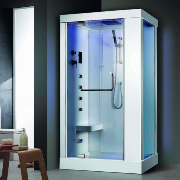 Душевая кабина Wasserfalle W-9802 (детальная фотография), прямоугольные