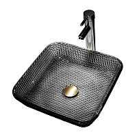 Раковина Abber Glas 39 см черная