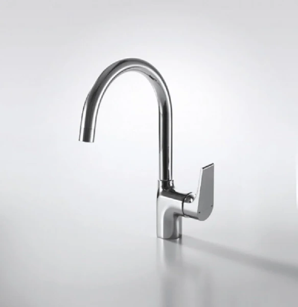 Смеситель для кухни Bravat VEGA F7119177CP-3 (детальная фотография), для кухни