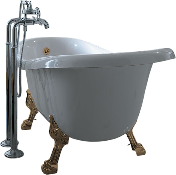 Ванна из стеклопластика Globo Paestum PA100 (детальная фотография), отдельностоящие