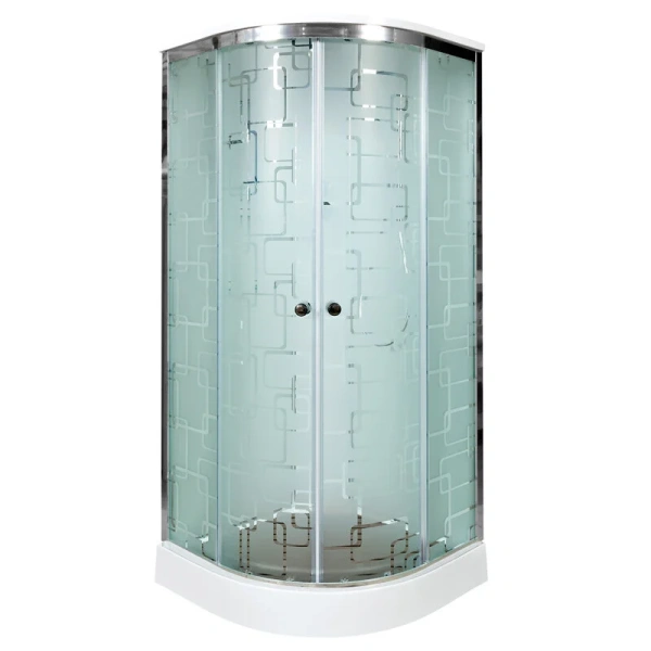 Душевая кабина Deto EM 100x100 см с освещением EM1510EL (детальная фотография)