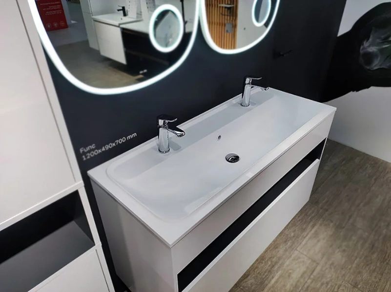 Раковина мебельная Am.Pm Func 120 см белая матовая M8FWPC1200WM (детальная фотография) index_3